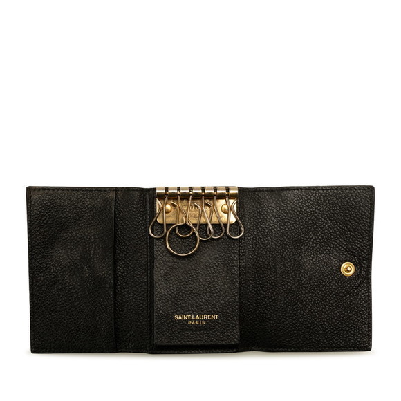 Saint Laurent YSL Cassandra key case 6 rows black - Picture 6 of 12